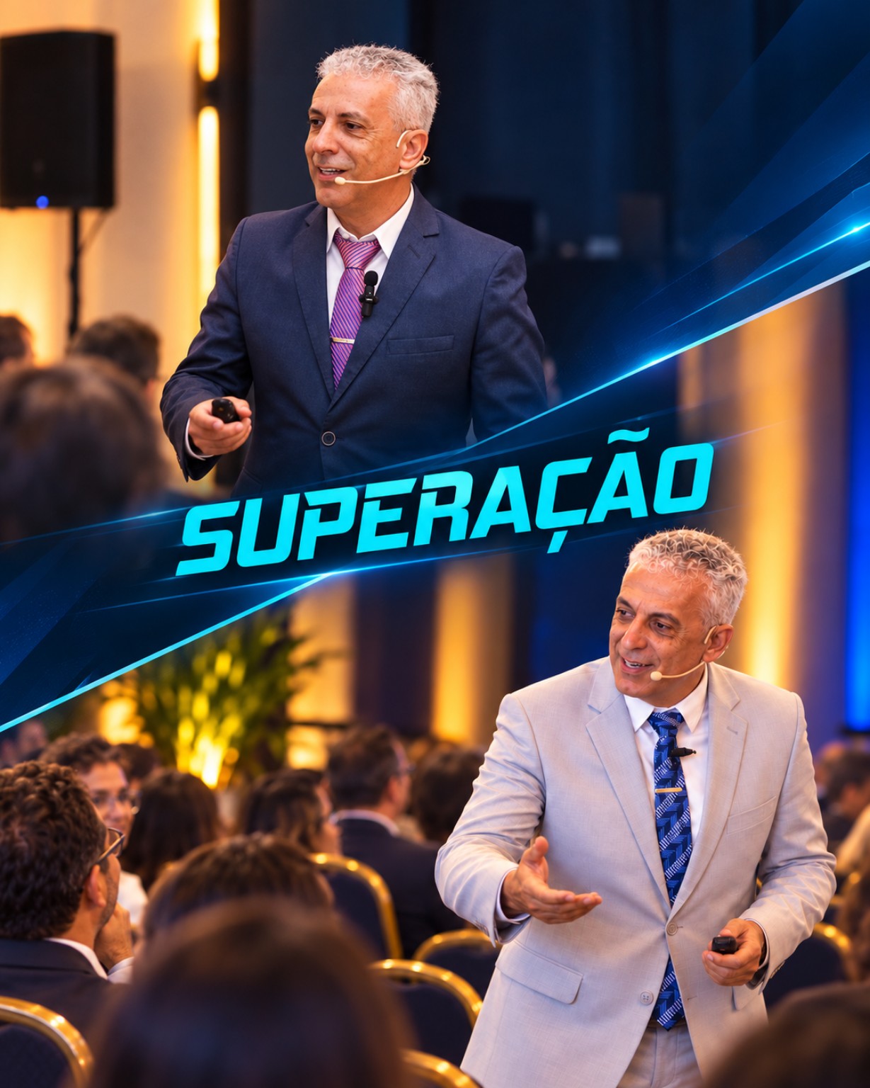 Dr. Luis Roco em duas edições do evento Superação